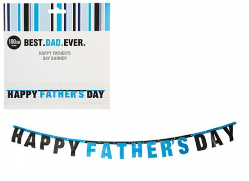 Best Dad Ever Fathers Day Banner (180cm)