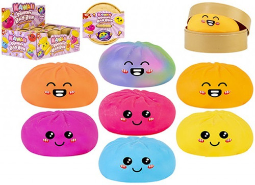 Neon Bao Dumpling in Basket (8.5cm) (Assorted Designs)