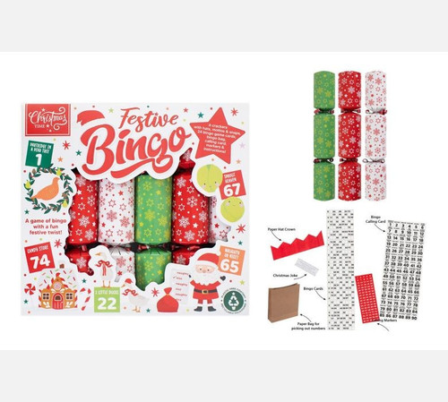 Christmas Bingo Crackers (9 inches)