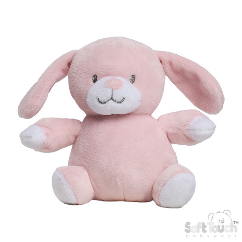 Pink Eco Recycled Bunny Soft Toy 