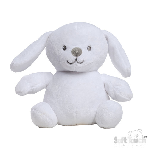 White Eco Recycled Bunny Soft Toy 