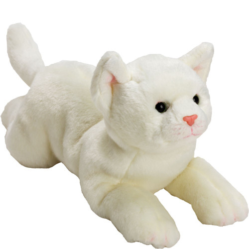 Suki - Large Resting Cat - White