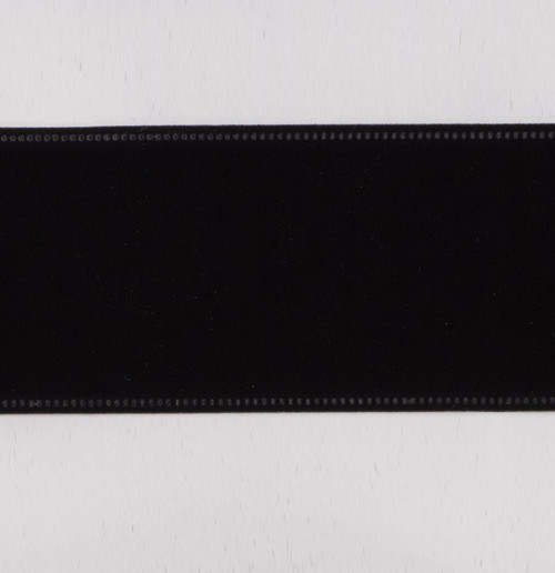 Jet Black Velvet Ribbon (63mm x 9.1m)