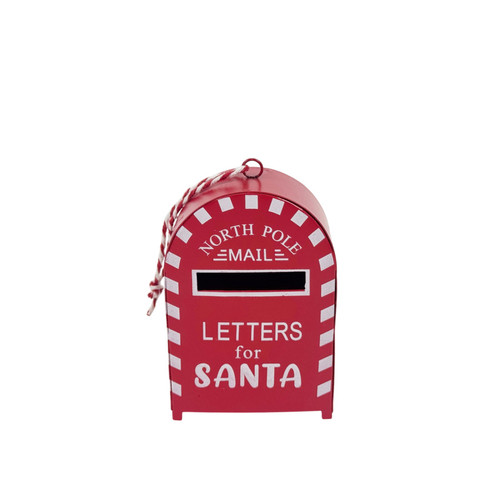 Post Box Letters to Santa Hanging Decoration (10cm)