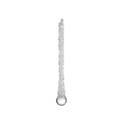 Glass Icicle Christmas Hanging Decoration (16cm)