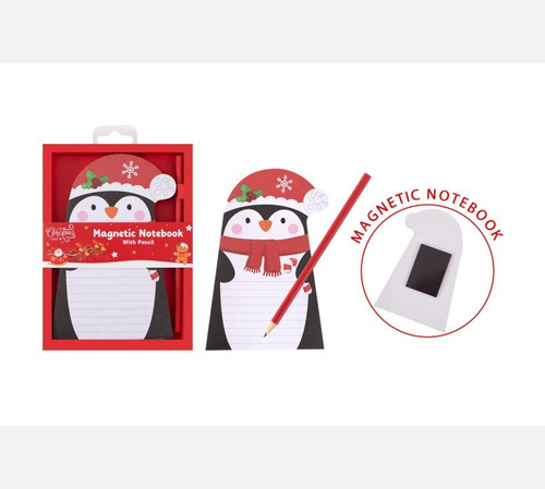 Christmas Magnetic Notepad with Pencil