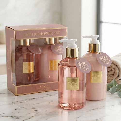 Blush Pink Coco Body Wash & Lotion Set