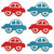 Cars Sugar Craft Cupcake Toppers - Discontinued