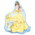 Disney Princess Party Belle Supershape Foil - Discontinued
