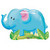 Elephant Supershape Foil Balloon - Discontinued