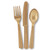 Gold Assorted Plastic Cutlery - Discontinued
