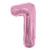 Light Pink Foil Balloon - Age 1 - 14Inch