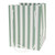 Sage Candy Stripe Hand Tied Bag