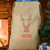 Retro Reindeer Hessian Sack - Discontinued