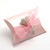 Pale Pink Satin Pillow Favour Box
