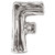 34" Silver Letter F Balloon