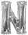 34"  Letter Balloon - N - Silver