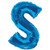 34"  Letter Balloon -  S - Blue