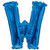 34"  Letter Balloon -  W - Blue
