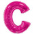 34"  Letter Balloon -  C - Pink