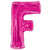 34"  Letter Balloon -  F - Pink
