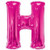 34"  Letter Balloon -  H - Pink