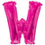 34"  Letter Balloon - W - Pink