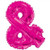 34"  Letter Balloon - & - Pink