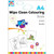 Kids Create Craft Wipe Clean A4 Colouring Book - Discontinued