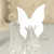 White Butterfly Place Cards (x10)