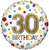 Eco Balloon - Birthday Age 30 (18 Inch)