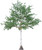 Artificial Silver Birch Tree Green (3.3m)
