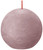 Ash Rose Bolsius Rustic Ball Candle (76mm)