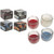 Ribbed Glass Jar Colour & Fragrance Candle In Open Box (Assorted Designs)