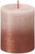 Bolsius Rustic Faded Misty Pink Amber Metallic Candle (80 x 68mm)