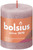 Ash Rose Bolsius Rustic Shine Pillar Candle (80mm x 68 mm)