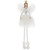 White Sitting Grey Angel