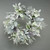 Lambs Ear, Holly Pine Cone & White Berry Flocked Wreath (60cm)