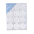 6cm White Shatterproof Baubles (x24)