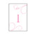 Pink Love Birds Table Numbers