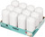 12 Bolsius Professional Pillar Candles - White (118/58mm)  