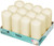 12 Bolsius Professional Pillar Candles - Ivory (168/68mm)
