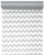 Silver Chevron Table Runner
