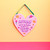 Cheerful Mummy Heart Hanging Plaque - Discontinued