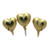 Gold Foil Chocolate Heart Lollipop