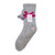 Ladies Cable Lounge Sock with Grippers