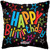Black Square Happy Birthday Balloon