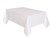 White Rectangle Plastic Table Cover (54 x 108 Inch)