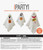 Pack of 3 Hanging Ghost Decoration