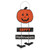 Pumpkin Hanging Sign on Chain 